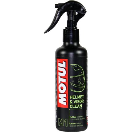 Motul M1 Helmet and Visor Clean